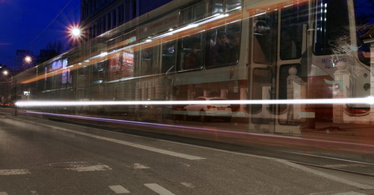 Łódzkie tramwaje z piaskiem hamulcowym Sandmix Łódzkie tramwaje z piaskiem hamulcowym Sandmix