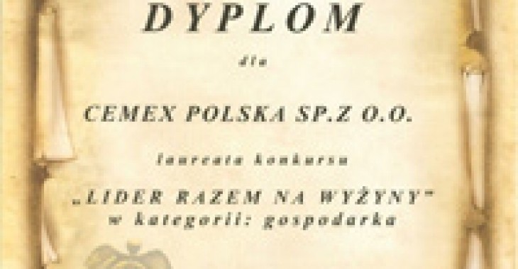 CEMEX Polska Liderem Razem na Wyżyny