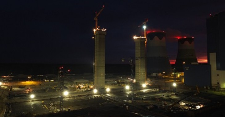 Betonowanie fundamentów maszynowni nowych bloków w Opolu
