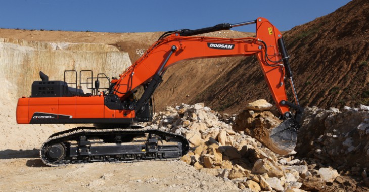 Nowe 40-, 50-tonowe koparki Doosan Nowe 40-, 50-tonowe koparki Doosan