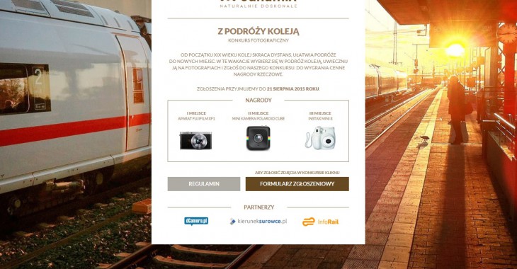 Sandmix ogłasza konkurs fotograficzny „Z podróży koleją” Sandmix ogłasza konkurs fotograficzny „Z podróży koleją”