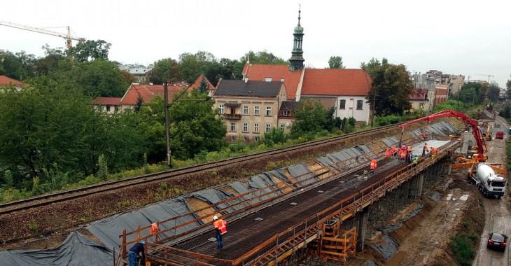 Nowoczesne estakady usprawnią ruch kolejowy w Krakowie Nowoczesne estakady usprawnią ruch kolejowy w Krakowie