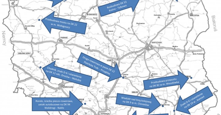 Ministerstwo Infrastruktury: nowe inwestycje drogowe skierowane do realizacji Ministerstwo Infrastruktury: nowe inwestycje drogowe skierowane do realizacji