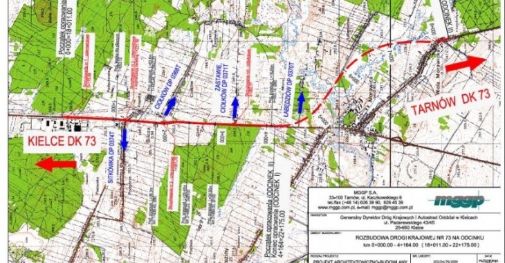 Prace nad projektem dla I etapu obwodnicy Morawicy w ciągu drogi krajowej nr 73 Prace nad projektem dla I etapu obwodnicy Morawicy w ciągu drogi krajowej nr 73