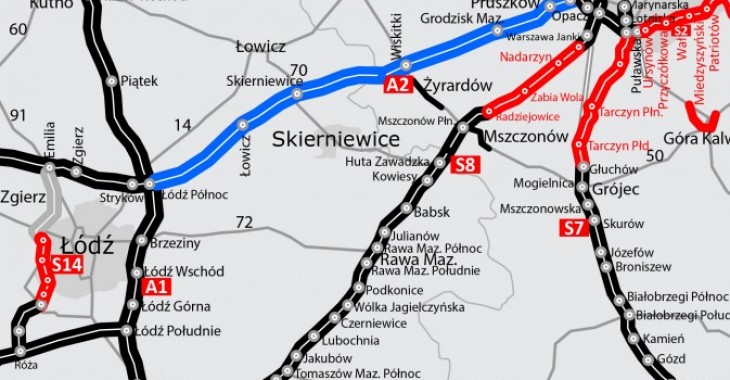 5 chętnych do wykonania projektu poszerzenia A2