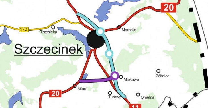 Jest przetarg na opracowanie dokumentacji dla obwodnicy Szczecinka w ciągu DK20 Jest przetarg na opracowanie dokumentacji dla obwodnicy Szczecinka w ciągu DK20