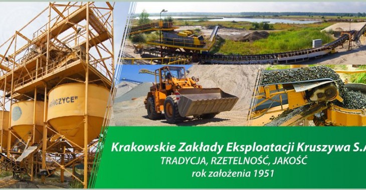 Krakowskie Zakłady Eksploatacji Kruszywa partnerem branżowym Konferencji Nowoczesne Kopalnie Żwiru i Piasku Krakowskie Zakłady Eksploatacji Kruszywa partnerem branżowym Konferencji Nowoczesne Kopalnie Żwiru i Piasku