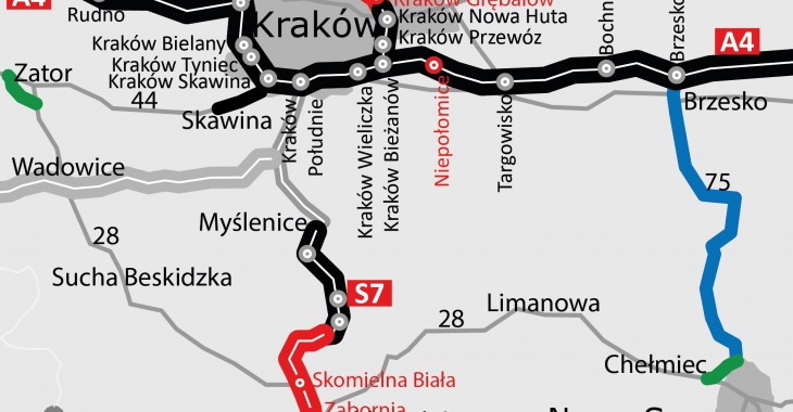 Może ruszać budowa S7 na północ od Krakowa