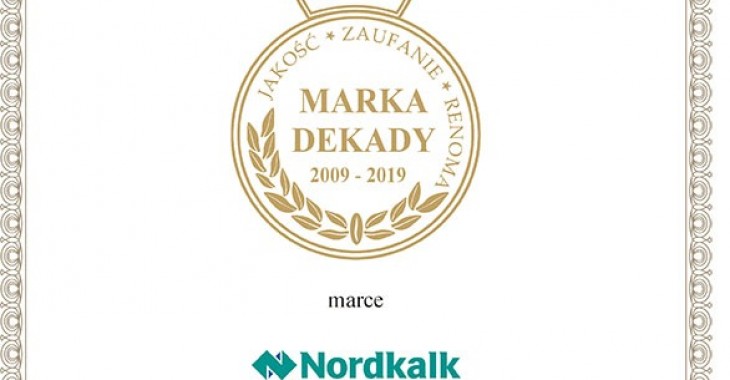 Marka Dekady dla Nordkalk AtriGran