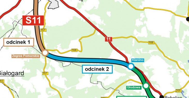 Umowa na projekt i budowę S11 Zegrze Pomorskie – Kłanino podpisana Umowa na projekt i budowę S11 Zegrze Pomorskie – Kłanino podpisana