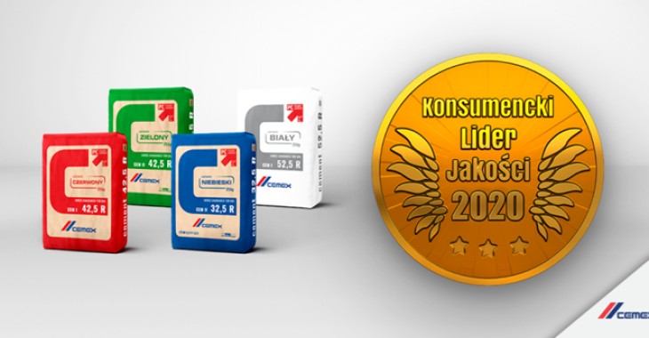 CEMEX wyróżniony za najlepszej jakości produkty CEMEX wyróżniony za najlepszej jakości produkty