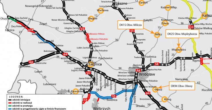 Dolny Śląsk zyska kolejne obwodnice Dolny Śląsk zyska kolejne obwodnice