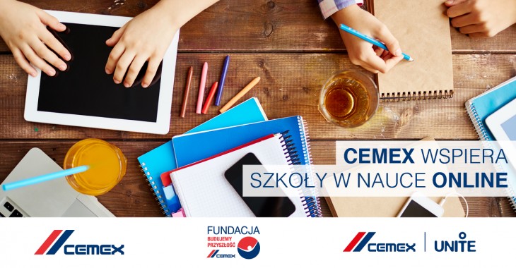 CEMEX Polska wspiera szkoły w zdalnej edukacji w trakcie pandemii koronawirusa CEMEX Polska wspiera szkoły w zdalnej edukacji w trakcie pandemii koronawirusa