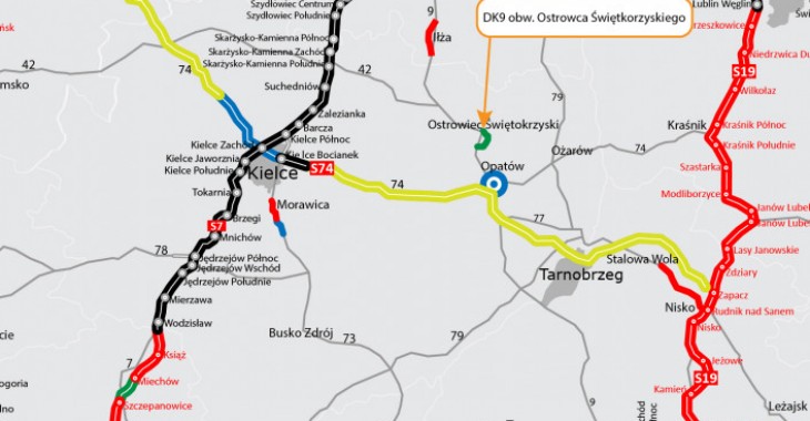 Bliżej realizacji obwodnicy Ostrowca Świętokrzyskiego w ciągu drogi krajowej nr 9 Bliżej realizacji obwodnicy Ostrowca Świętokrzyskiego w ciągu drogi krajowej nr 9