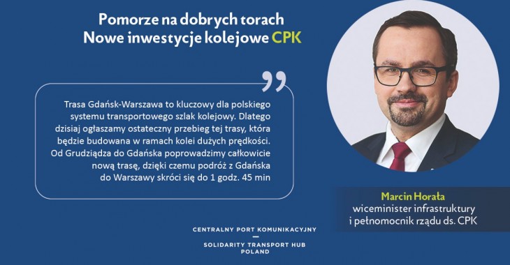 Pomorze na dobrych torach. Nowe inwestycje kolejowe związane z CPK Pomorze na dobrych torach. Nowe inwestycje kolejowe związane z CPK