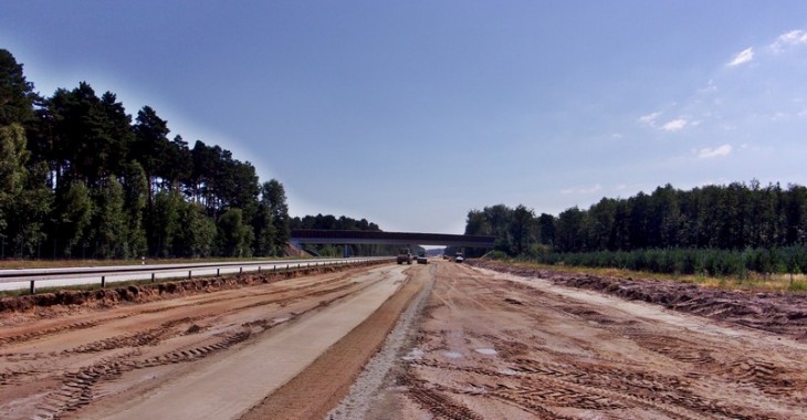 Fotorelacja z przebudowy drugiego odcinka A18 Fotorelacja z przebudowy drugiego odcinka A18