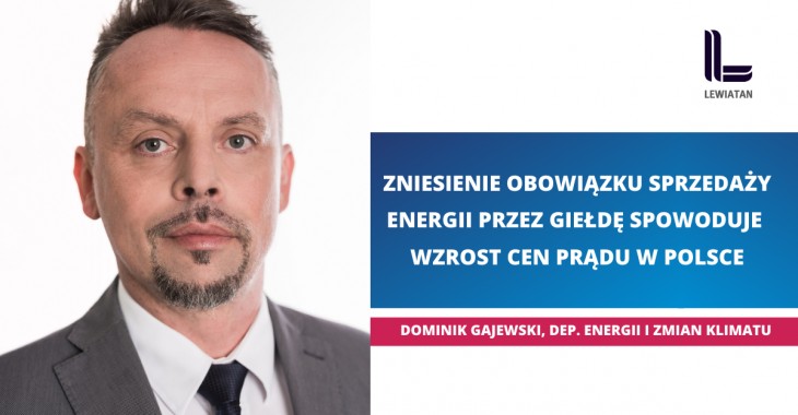 Zniesienie obowiązku sprzedaży energii przez giełdę spowoduje wzrost cen prądu Zniesienie obowiązku sprzedaży energii przez giełdę spowoduje wzrost cen prądu