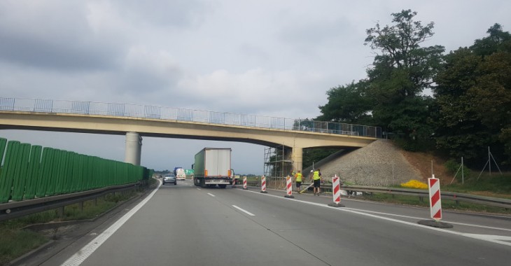 Rozpoczął się remont filarów wiaduktów nad A4 na wysokości miejscowości Sambórz Rozpoczął się remont filarów wiaduktów nad A4 na wysokości miejscowości Sambórz