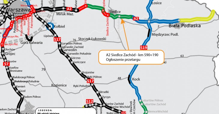 Ruszamy z przetargiem na A2 Siedlce - Biała Podlaska Ruszamy z przetargiem na A2 Siedlce - Biała Podlaska
