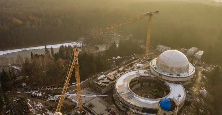 Budowa Planetarium Śląskiego nie zwalnia tempa Budowa Planetarium Śląskiego nie zwalnia tempa