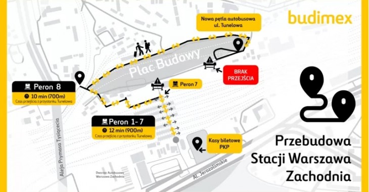 Warszawa Zachodnia: kolejny etap prac Warszawa Zachodnia: kolejny etap prac
