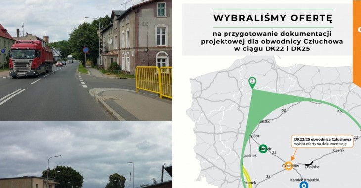 Najkorzystniejsza oferta na dokumentację obwodnicy Człuchowa Najkorzystniejsza oferta na dokumentację obwodnicy Człuchowa
