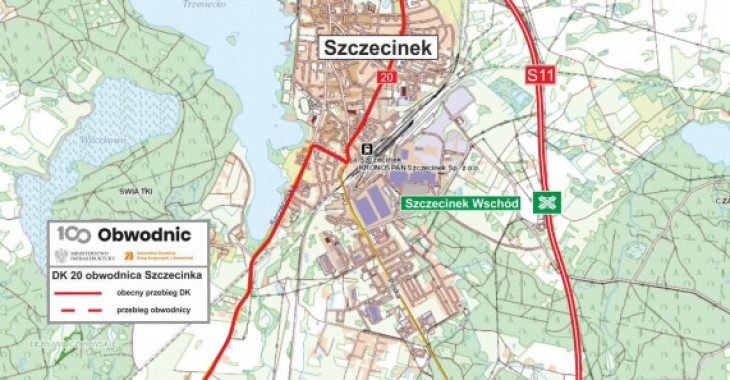 Jest najkorzystniejsza oferta w przetargu na realizację obwodnicy Szczecinka Jest najkorzystniejsza oferta w przetargu na realizację obwodnicy Szczecinka
