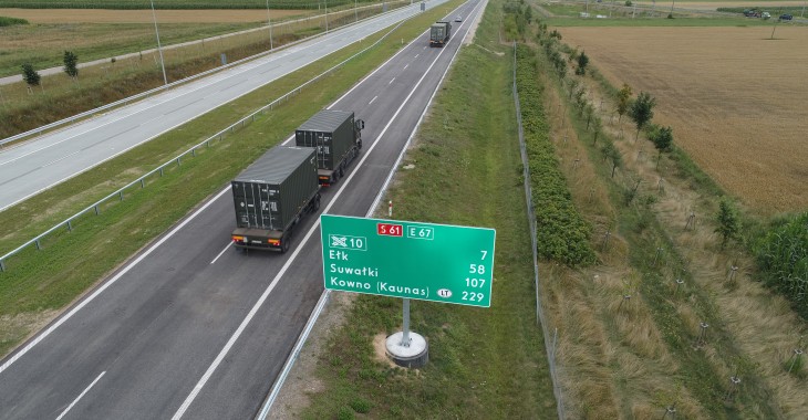Zakończenie prac nad odcinkiem drogi ekspresowej S61 Stawiski – Szczuczyn Zakończenie prac nad odcinkiem drogi ekspresowej S61 Stawiski – Szczuczyn
