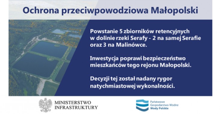 Zwiększy się ochrona przeciwpowodziowa Małopolski