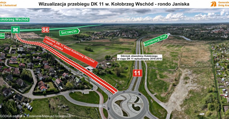 Najkorzystniejsza oferta w przetargu na budowę DK11 rondo Janiska - Kołobrzeg Wschód wybrana